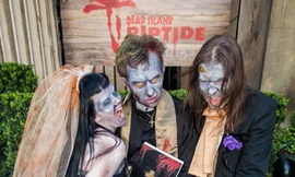 Cô dâu, chú rể làm thây ma trong đám cưới