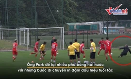 Xem màn đá ma 'bá đạo' của HLV Park Hang Seo