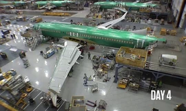 Khám phá công nghệ sản xuất máy bay 737 chỉ trong 9 ngày của Boeing
