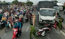 TP.HCM: Xe tải lao dốc đâm liên hoàn, 2 người chết tại chỗ