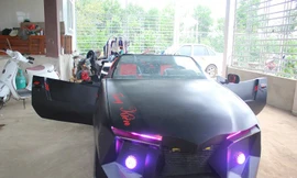 Thanh niên Hà Tĩnh độ xe đồng nát thành xe sang mui trần rước dâu