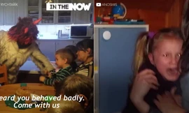 Truyền thống đón Giáng sinh kinh dị ở Séc khiến trẻ em sợ khóc thét