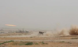 Pháo phản lực Nga 'rầm rập' khai hỏa tại căn cứ lớn nhất ở nước ngoài