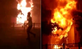 Quán bar ở Sài Gòn cháy dữ dội, lửa lan rộng khiến dân hoảng hốt