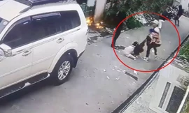 Bé gái 8 tuổi bạo gan đối đầu 4 tên cướp có súng