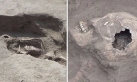 Phát hiện nơi hiến tế con người 1000 năm tuổi tại Peru