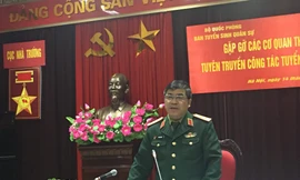 Trung tướng Trần Hữu Phúc thông tin đến báo chí chiều qua, 14/3 - Ảnh: QH