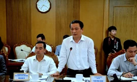 GS.TS Phạm Hồng Quang, giám đốc ĐH Thái Nguyên phát biểu tại buổi tọa đàm