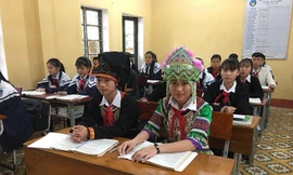 Học sinh trường Phổ thông dân tộc nội trú THCS Văn Yên, Yên Bái