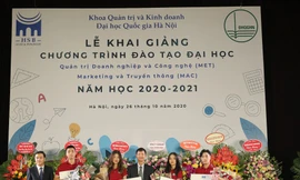 Đại học Quốc gia Hà Nội khai giảng hai chương trình cử nhân sử dụng giáo trình quốc tế