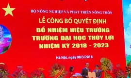 Đại học Thủy lợi có hiệu trưởng mới