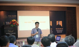 ThS.Dương Trọng Tấn chia sẻ tại buổi tọa đàm