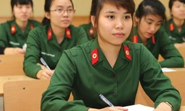 Tuyển sinh khối ngành quân sự: Lần đầu tiên thí sinh được đổi nguyện vọng 