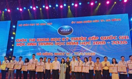 75 dự án đạt giải thi khoa học kỹ thuật cấp quốc gia năm học 2019-2020