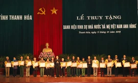 Truy tặng danh hiệu vinh dự Nhà nước đến 148 Bà Mẹ Việt Nam Anh hùng