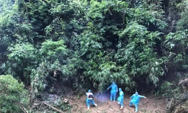 Hiện trường tìm thấy thi thể cháu bé