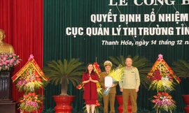 Công bố quyết định bổ nhiệm quyền Cục trưởng Cục Quản lý thị trường Thanh Hoá
