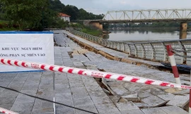 Cảnh báo hiện trường sạt lở