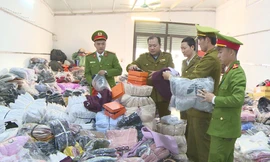 Phát hiện gần 7 tấn sản phẩm may mặc giả thương hiệu nổi tiếng