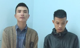 Phong và Cường tại cơ quan công an