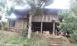 Nhà sàn nơi xảy ra án mạng đau lòng