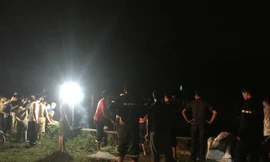 Hiện trường tìm kiếm thi thể