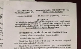 Hủy ba quyết định bổ nhiệm phó hiệu trưởng ở Thanh Hóa