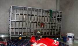 Chiếc "chuồng cọp" nơi dùng để giam cầm ông Lê Văn Năm trong suốt hơn 3 năm qua.