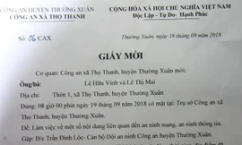 Công an Thanh Hóa bác tin làm việc với người đưa chuyện lạm thu