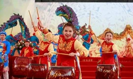 Lần đầu sử dụng 3D mapping tái hiện cuộc khởi nghĩa Hai Bà Trưng