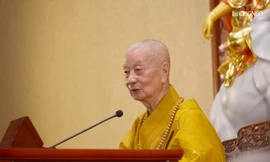 Đức Pháp chủ Thích Trí Quảng: Tâm càng thanh tịnh đời càng bình an