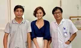 Nữ diễn viên Thu Quỳnh trong "Lửa ấm"