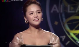 Thu Quỳnh ẵm 22 triệu đồng tại "Ai là triệu phú"