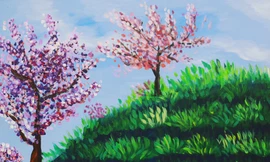 Triển lãm của sáu họa sĩ ở lớp vẽ thiện nguyện của diễn viên Lương Giang