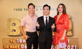 Hà Hồ-Kim Lý trong số sao Việt tới ủng hộ Trấn Thành