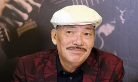 Nhạc sĩ Trần Tiến khỏe mạnh, ra Hà Nội gặp gỡ báo giới. Ảnh: HOÀNG MẠNH THẮNG