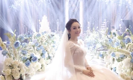 Ca sĩ Tân Nhàn bất ngờ đám cưới với Phó Giáo sư trẻ