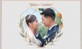 Thiệp mời của đám cưới Nam-Long