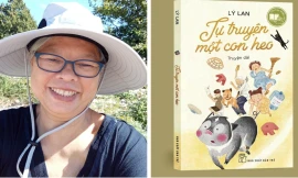 Nhà văn Lý Lan được tặng thưởng Hiệp sĩ Dế Mèn