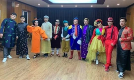 Nghệ sỹ chuẩn bị cho ghi hình chương trình thay thế Táo quân 