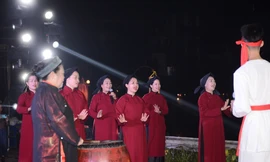 Đem di sản hát Xoan xuống Văn Miếu quảng bá tới khách quốc tế