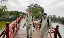 Nhiều di tích Hà Nội mở cửa trở lại sau khi phun khử khuẩn