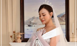 Ảnh cưới của Phương Oanh ‘Hương vị tình thân’ gây bão, ‘mẹ chồng’ bình luận hóm hỉnh