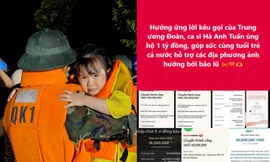 Dàn sao Việt "tiếp sức" đồng bào vùng bão lũ vượt qua khó khăn