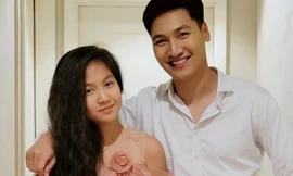 Bé Chíp nhà diễn viên Mạnh Trường: Giỏi hội họa, có thần thái nối nghiệp bố