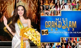 Lê Hoàng Phương là nàng hậu Việt duy nhất lọt Top 50 Miss Grand Slam 2023