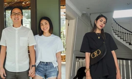 Gu thời trang tối giản của Tăng Thanh Hà: Chăm diện áo thun trơn