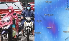 Dự báo miền Bắc sắp đón đợt mưa dông diện rộng vào cuối tuần này