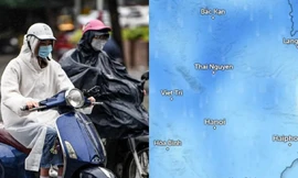 Hôm nào mưa rải rác ở Hà Nội mới kết thúc, trời khô ráo hẳn?