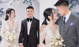 Ngắm bộ ảnh cưới chụp tại studio của Chu Thanh Huyền - Quang Hải